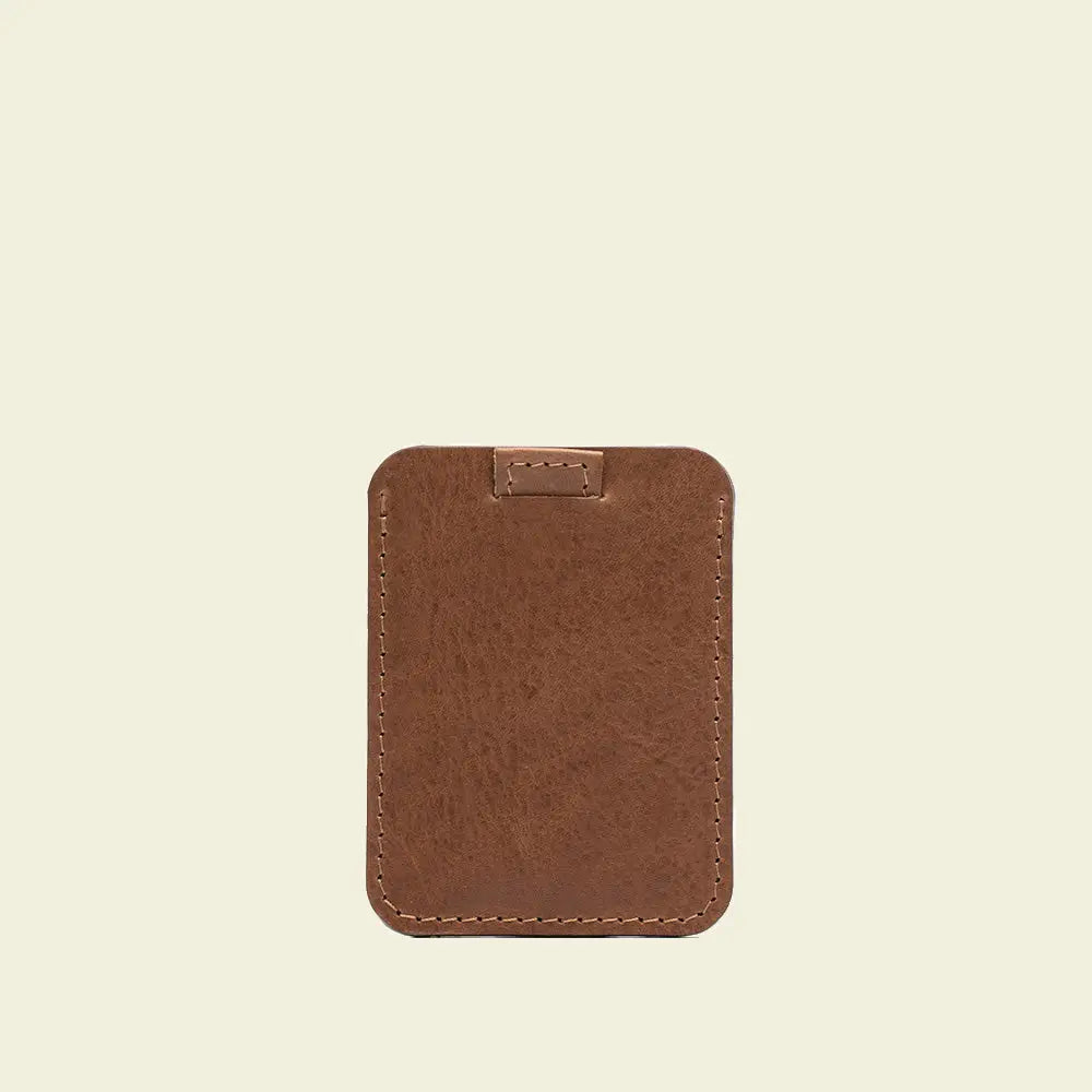 Full-grain leather cardholder - the minimalist