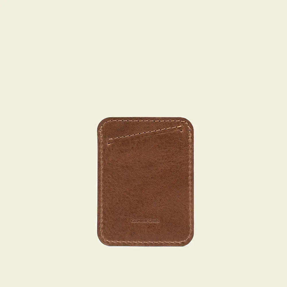 Full-grain leather cardholder - the minimalist