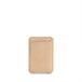 Full-grain leather magsafe wallet - classic - Natural Beige