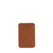 Full-grain leather magsafe wallet - classic - Tan