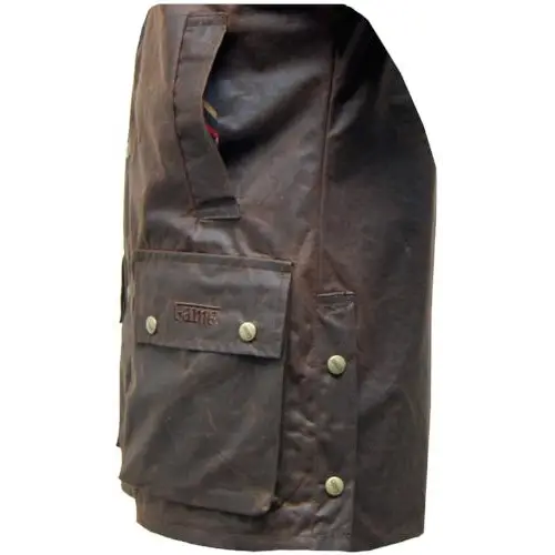 Game barker antique wax jacket