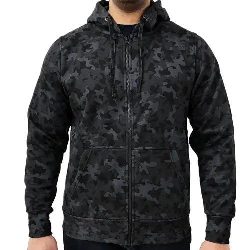 Game camouflage zip hoodie - Night Camo / S