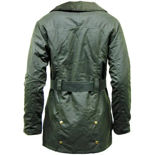 Game cantrell padded antique waxed jacket