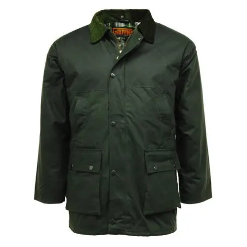 Game classic padded wax jacket up to 5xl