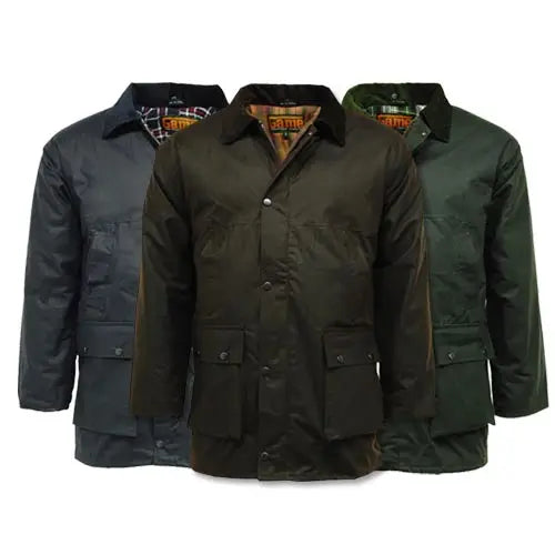 Game classic padded wax jacket up to 5xl