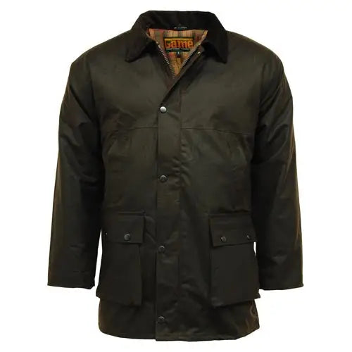 Game classic padded wax jacket up to 5xl - Brown / XL