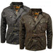 Game speedway quilted wax jacket