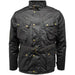 Game speedway quilted wax jacket