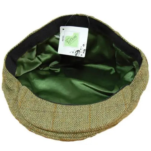 Game tweed flat cap