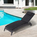 Garden sun lounger chair cushion reclining relaxer indoor outdoor Nexellus