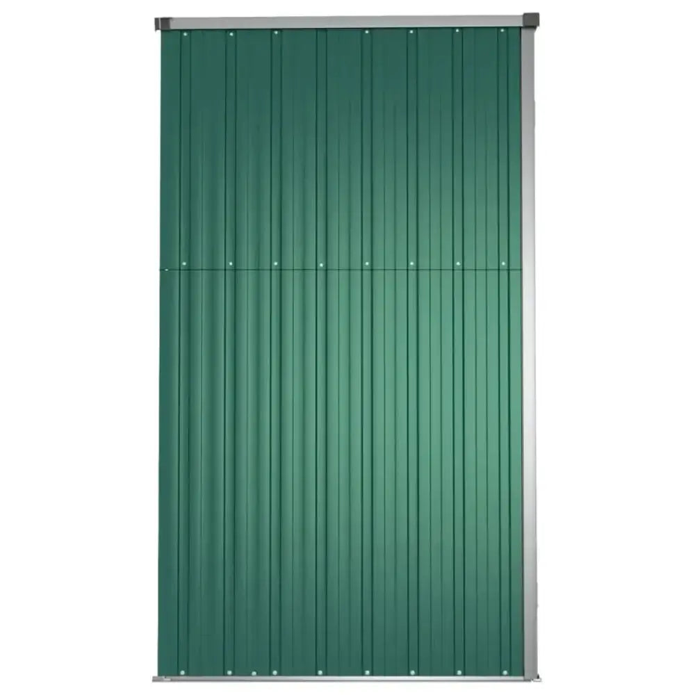 Garden tool shed green 161x89x161 cm galvanised steel Nexellus