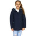 Girls brave soul digger 228t jacket - Navy/Aqua / 13 Years