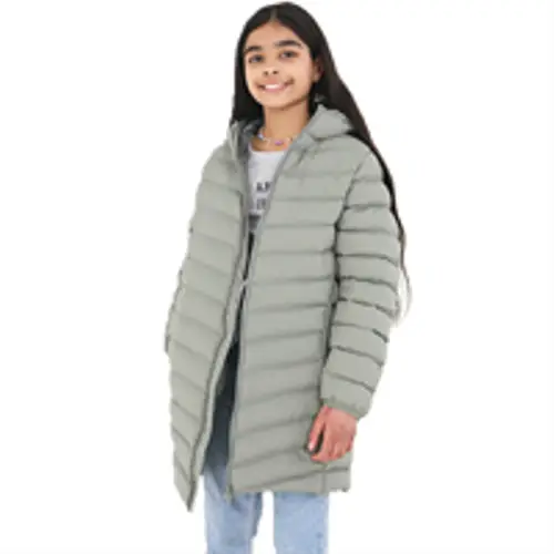 Girls brave soul grantlong jacket - Sage / 13 Years