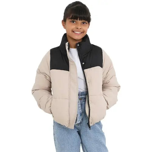 Girls brave soul thailand jacket - Stone / 11-12 Years