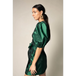 Glimmer green wrap dress - M / green