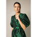 Glimmer green wrap dress - M / green