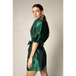 Glimmer green wrap dress - M / green