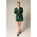 Glimmer green wrap dress - M / green