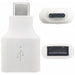 Google female usb to male usb-c (type c) otg adapter - white