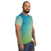 Green horizon men's athletic t-shirt Nexellus