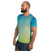 Green horizon men's athletic t-shirt Nexellus