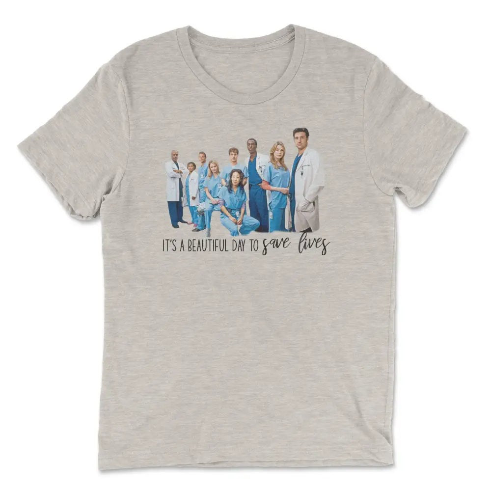 Grey’s anatomy it’s a beautiful day to save lives tee