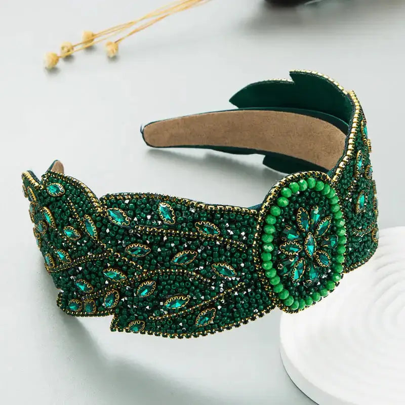 Hair hoop baroque retro wide-brimmed hair accessories female Nexellus