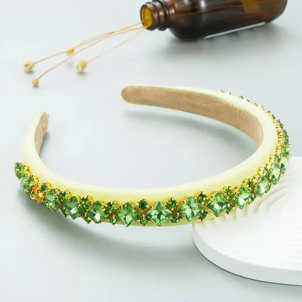 Hair hoop new baroque fashion glass diamond hair accessories seasonal Nexellus