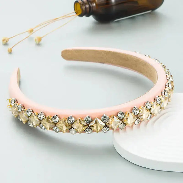 Hair hoop new baroque fashion glass diamond hair accessories seasonal Nexellus