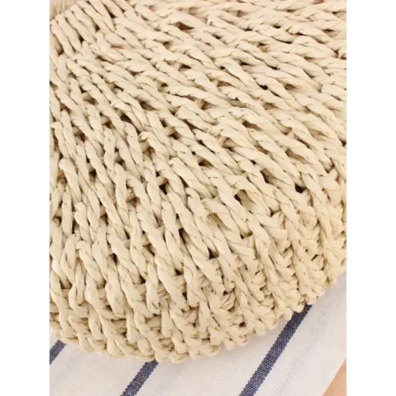 Half round straw woven bag beach hand woven bag holiday women's bag Nexellus