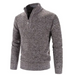 Half turtleneck sweater men's zipper sweater slim fit Nexellus