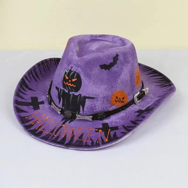 Halloween carnival party pumpkin hat ghost festival cocked hat dance Nexellus