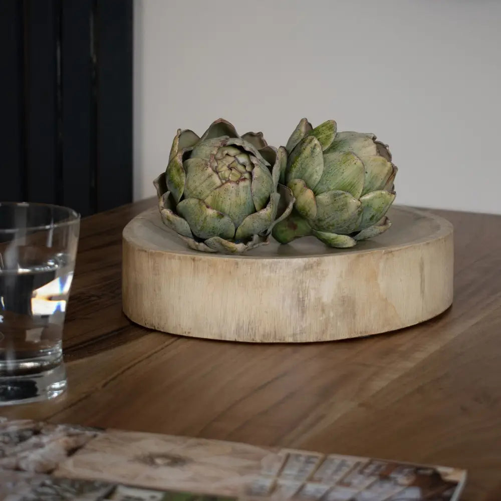 Hand crafted mango wood trinket dish - Kitchen And Tableware