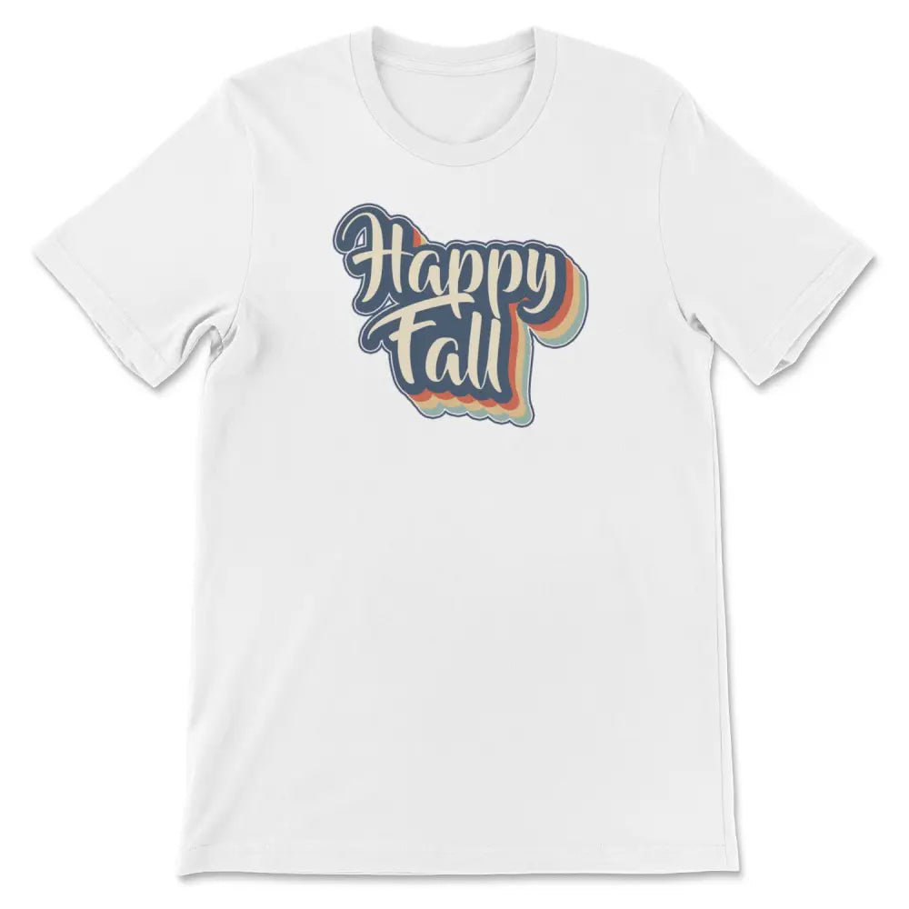 Happy fall retro tee