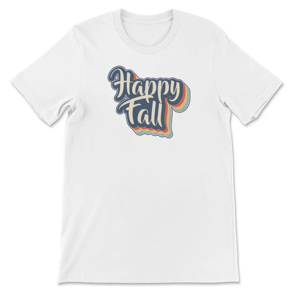 Happy fall retro tee