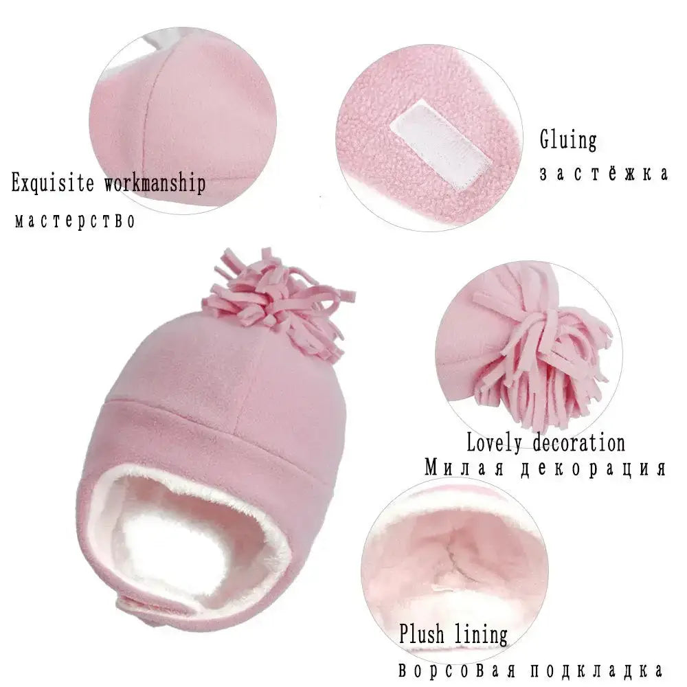 Hat baby boy gloves set beanie newborn photography accessories Nexellus