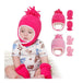 Hat baby boy gloves set beanie newborn photography accessories Nexellus