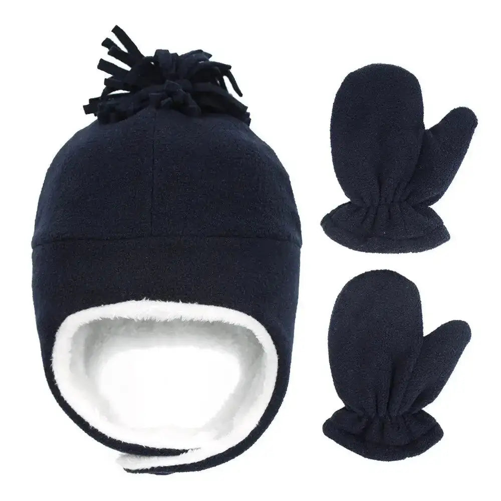 Hat baby boy gloves set beanie newborn photography accessories Nexellus