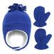 Hat baby boy gloves set beanie newborn photography accessories Nexellus