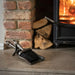 Hearth tidy set in antique pewter effect finish - Companion