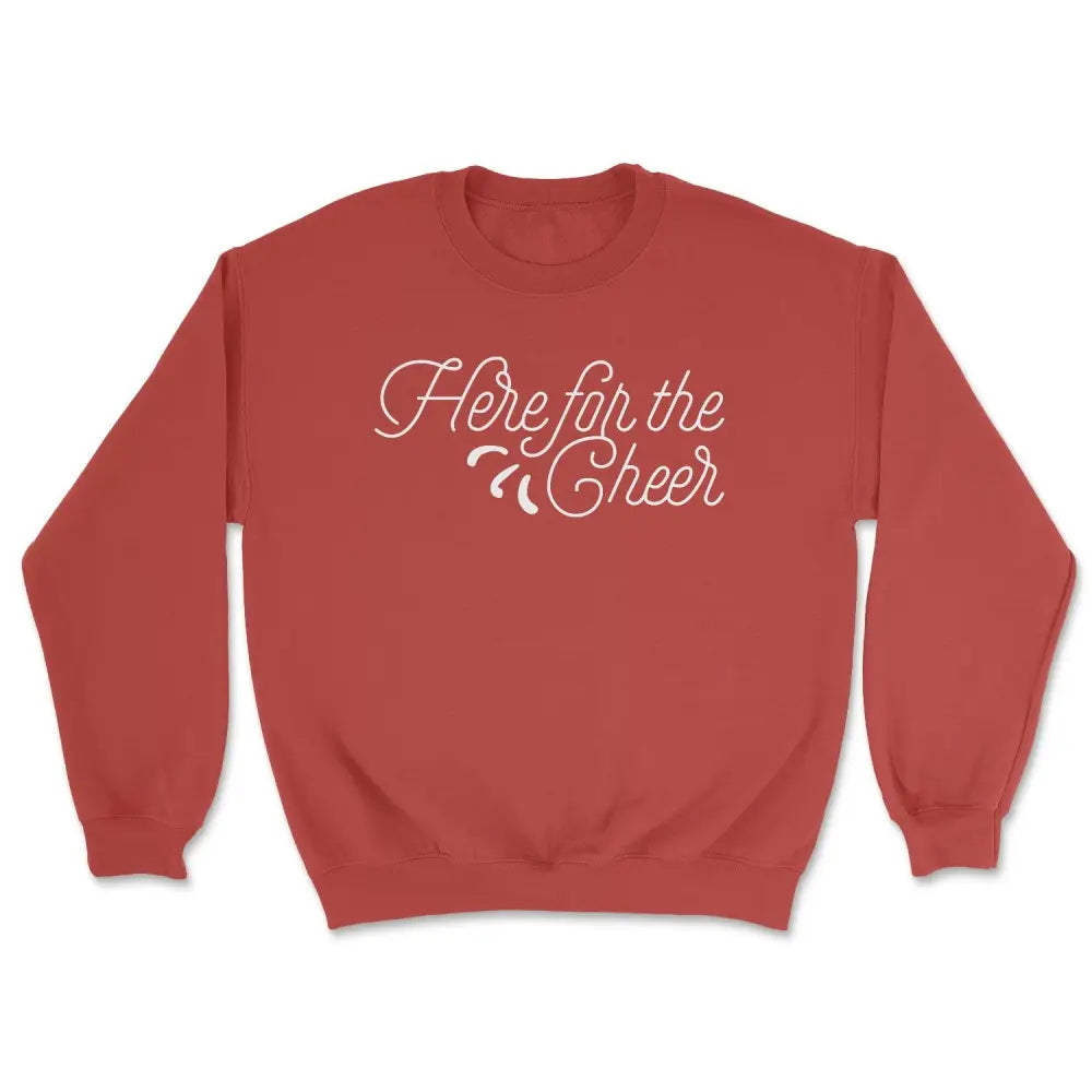 Here for the cheer sweatshirt - Small