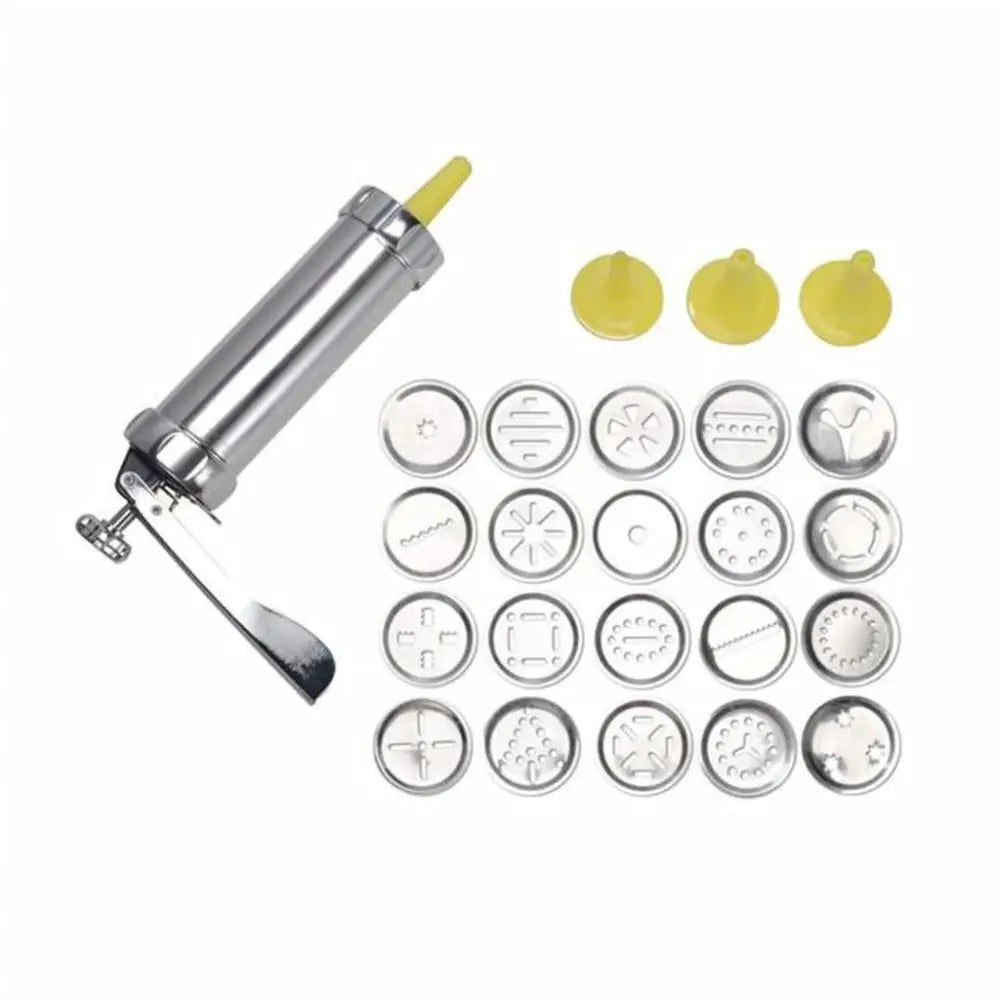 Hi biscuit maker with 20 shaping discs - Silver