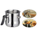 Hi double-walled milk pot 1.2 l stainless steel - Silver