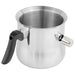 Hi double-walled milk pot 1.2 l stainless steel - Silver