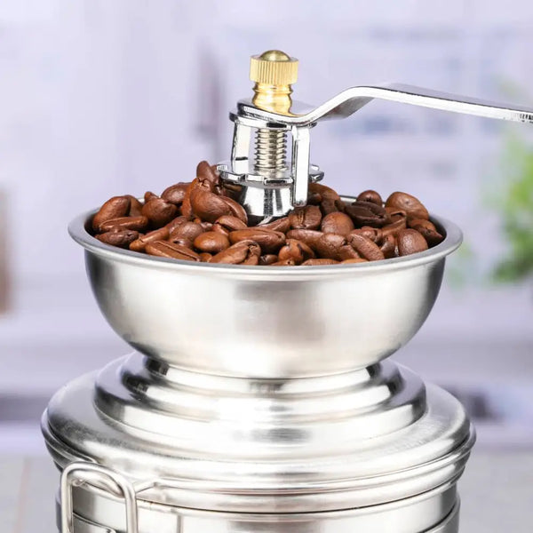 Hi manual coffee grinder stainless steel