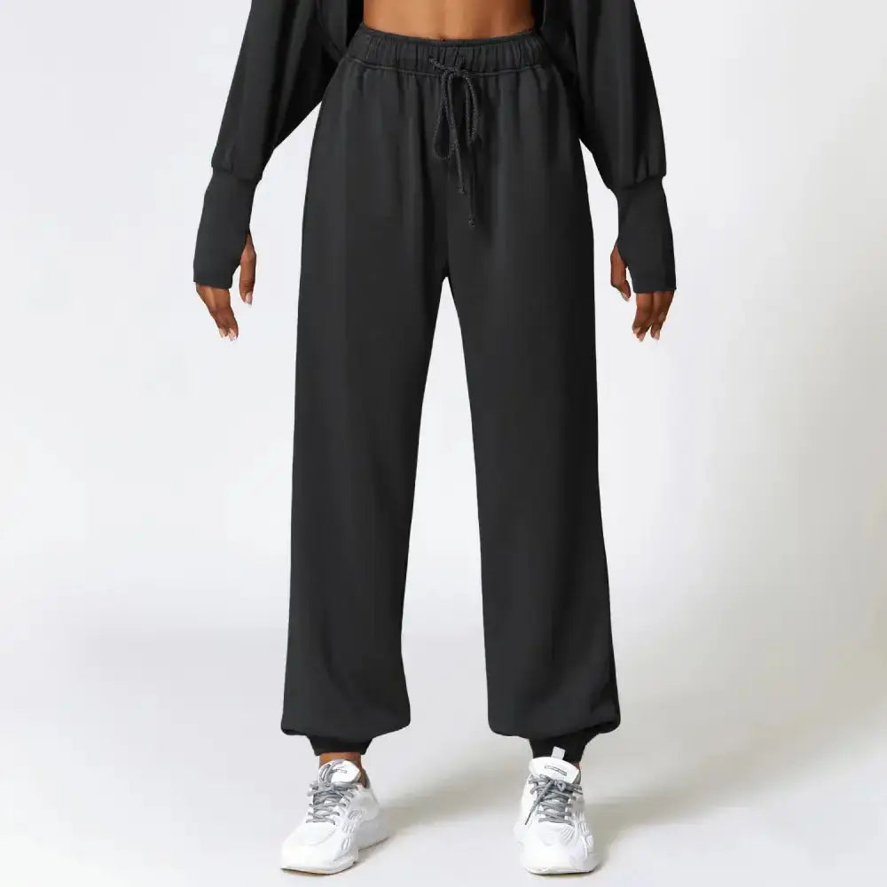 High waisted sport pant for women loose straight leg sweatpant Nexellus