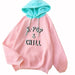 Hip Hop Sweatshirts Pink Warm Fleece K-pop Harajuku Hoodie Nexellus