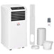 Homcom mobile air conditioner w/remote control cooling