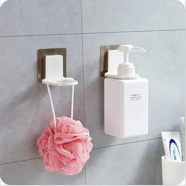 Home creative bathroom toilet shower gel rack punch-free strong shower Nexellus