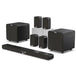 Home theater system surround sound speakers 8 inch subwoofer 480w Nexellus